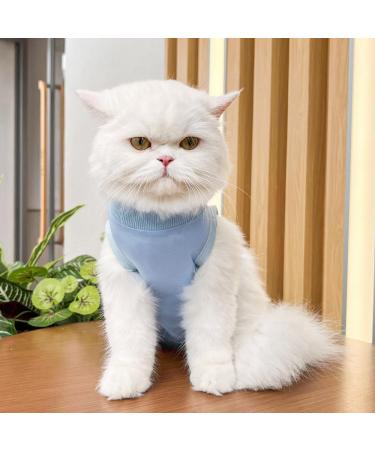 Yoolhamy Katzenbody - After Op Recovery Suit for Cats | Anti-Loss E-Collar Alternative for Abdominal Wounds | Small Blue - Buy Online on GoSupps.com