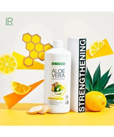 LR Health&Beauty Lifetakt Aloe Vera Drinking Gel Immune Plus Health Care Women Men Drink Every Day Natural Treatment - 1000 ml./33.3 fl.oz - Buy Online on GoSupps.com