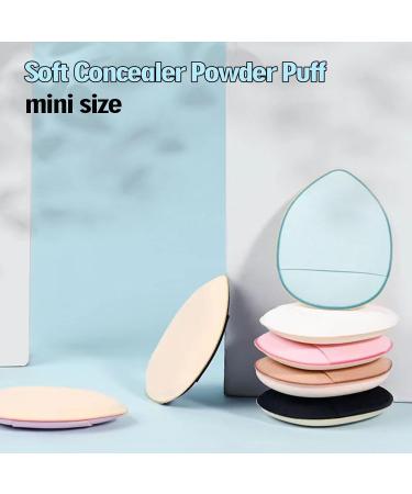 CHNOPS Powder puff Makeup sponge 26 pcs Finger Puff Makeup Sponges - Soft Beauty Tools for Flawless Makeup - Foundation Concealer Eye Shadow - 5 Colors Included With concealer brush - Buy Online on GoSupps.com