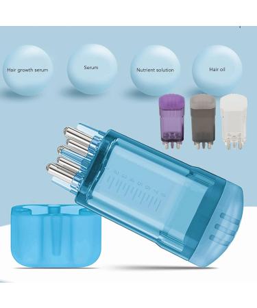 BROLEO Scalp Applicator Comb Corrosion Resistant No Rust 8ml Scalp Oil Applicator Leaf Resistant For Hair Growth Oil (Purple) - Buy Online on GoSupps.com