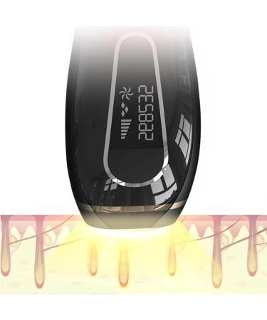 IPL Hair Removal Laser Device - 999 999 Light Impulses | Pain-Free Permanent Hair Removal for Men & Women | Home Use for Body & Face (Black) - Buy Online on GoSupps.com
