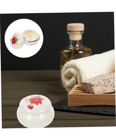 PRETYZOOM 1pc Cosmetic Box Coffee Containers Tea Tin Container Candy Jars with Lids Cream Container Ceramic Cosmetic Jar Storage Holder Travel Ceramics Multipurpose Tea Pot White - Buy Online on GoSupps.com