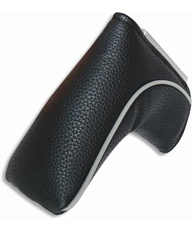 Big Teeth Classic Golf Blade Putter Cover Headcover with Magnetic Closure - Ideal for Scotty Cameron, Taylormade, Odyssey - Black - Buy Online on GoSupps.com