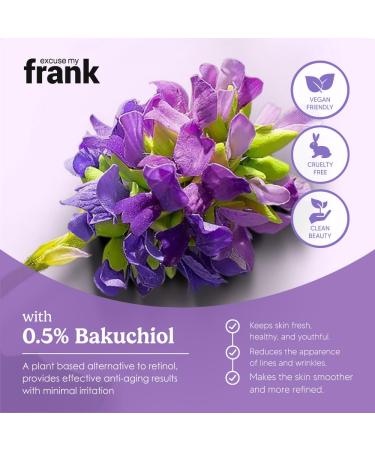 Excuse My Frank - Bakuchiol Age Defense Face and Neck Cream Correction for Puffy Aging Skin Fine Lines Dark Circles Wrinkles Korean Anti-aging Skincare (1 Pack) - Buy Online on GoSupps.com