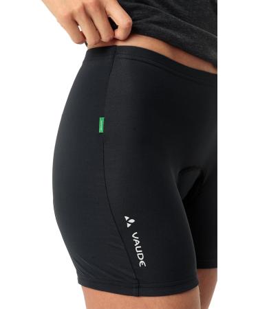 Vaude Women's Bicycle Pants - Padded T-Pad Inner Trousers for Comfort Quick-Drying & Breathable Size 36 Slim Black - Buy Online on GoSupps.com