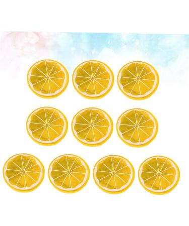 Cabilock 50pcs Orange Realistic Limes Slice Candy Decorations Wedding Decoration Inflatable Toy Fragrance Oil Lamp Candy Resin Charms Diy Ornaments Supplies Coffee Decor Lemon Slices Fruit Yellow 5X0.9cm - Buy Online on GoSupps.com