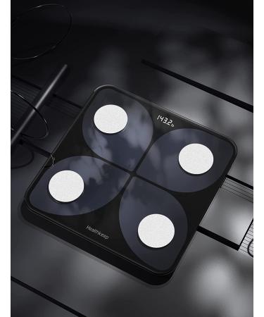 Healthkeep Digital Body Weight Scale with Body Fat Analysis - Smart Wireless Scale for 13 Health Indicators - LCD Backlight Display - 396 lb Capacity (Black) - Buy Online on GoSupps.com