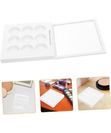 DIY Eyeshadow Palette Empty Box 9-Grid Eyeshadow Replacement Pan Highlighter Contour Concealer Palette Portable Makeup Organizer for Party and Daily Use - Buy Online on GoSupps.com