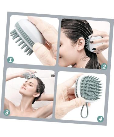 WOONEKY Silicone Shampoo Comb Set - 2 Pack Scalp Brushes for Effortless Hair Washing & Scalp Care - Buy Online on GoSupps.com