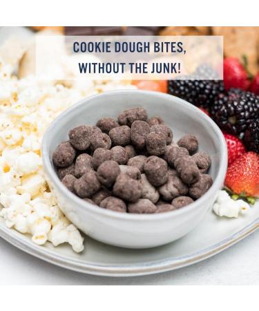 Plant-Based Fudge Brownie Cookie Dough Bites (4 Pack) - Low Sugar, Gluten-Free, Dairy-Free, Healthy Snacks - Buy Online on GoSupps.com