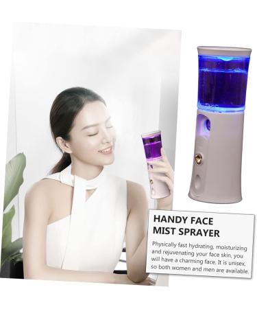 POPETPOP Portable Face Steamer 2 Sets Hydrating Instrument s Hand Held Steamer Portable Steamer Portable Humidifiers Steamer for Face Portable Travel Spray Beauty Instrument Abs White - Buy Online on GoSupps.com