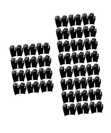 Ipetboom 36 Pairs Cotton Gloves Working Gloves Breathable Gloves Wear-resistant Gloves Black Gloves Anti-ligation Gloves Comfortable Gloves Non-slip Lotion Lining Man Work Clothes