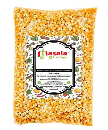 popcorn Popping Corn Kernels - Popcorn Seeds || Stove-top & Microwave Popcorn & Air Popper Friendly Popcorn || New seasonings Corn New harvested by masala cottage 25g-1.9kg (50 Grams) 50 Grams