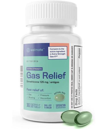 WELMATE Comprehensive Gut Health Bundle: Extra Strength Gas Relief Simethicone 125mg (365 Softgels) + Bifidobacterium Probiotic for Digestive & Immune Support (200 Count) | Fast-Acting Gluten-Free - Buy Online on GoSupps.com