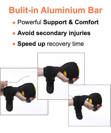 2-in-1 Anti-Spasticity Ball Splint for Hemiplegia Rehabilitation - Finger Training Equipment and Hand Orthosis with Ball | 1 Count - Buy Online on GoSupps.com