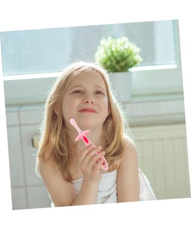 Minkissy 5-in-1 Baby Toothbrush & Tongue Cleaner | Best Children's Oral Care Tool for Kids | Travel-Friendly Accessory - Buy Online on GoSupps.com