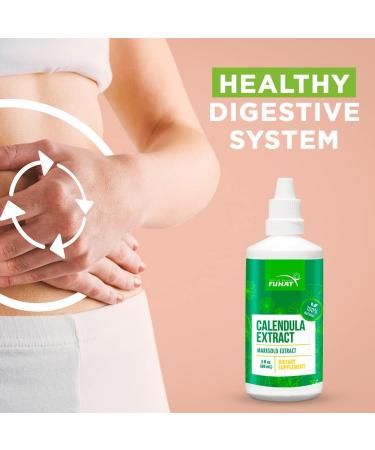 FULL OF NATURE FUNAT Calendula Marigold Extract: Promotes Healthy Skin and Digestive Wellness 2 fl Oz | 60 ml - Buy Online on GoSupps.com