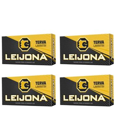 Cloetta Leijona Tervalakritsi pastilles 4 Des boites of 32g