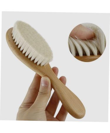 Healeved 4 Pcs Baby Hair Brush Comb Scalp Scrubber Spa Kit - Natural Soft Brushes for Baby Shampoo & Detangling - Children's Bathing Supply and Baby Care Set - Buy Online on GoSupps.com