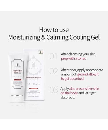 ARZTIN Rejuvenation Gel Essence - Face & Body Smoothing After Sun with Aloe - 4.4 FL.Oz - Buy Online on GoSupps.com