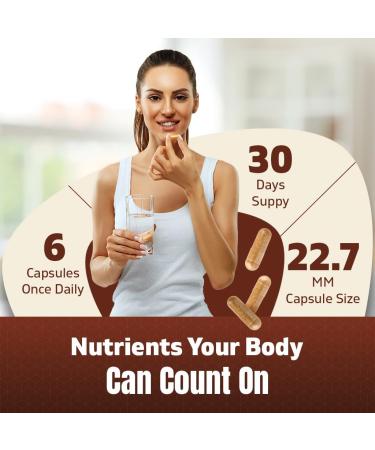 Vitamatic Grass-Fed Beef Brain with Liver 180 Capsules Freeze-Dried, Non-GMO, Bovine Liver Supplement Pasture-Raised, Glandular-Based Formula Brain 180 Count (Pack of 1) - Buy Online on GoSupps.com