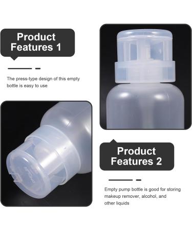 minkissy Set of 250ml Refillable Liquid Pump Bottles for Daily Use Nail Polish Remover with Downward Pump - Buy Online on GoSupps.com