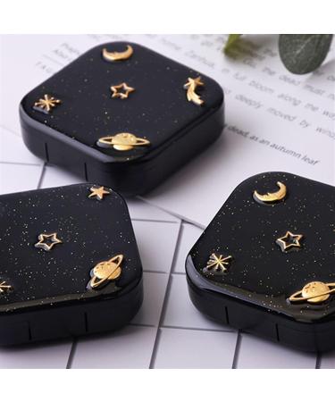 Portable Star & Moon Contact Lens Case - Nfegsiya Travel-Safe Housing with Mirror | Perfect for Soaking & Storage - Buy Online on GoSupps.com