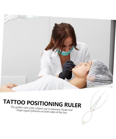 1 Pc Three- Point Grooming Stencil Girl Eyebrow Measuring Tool Positioning Ruler Travel Portable - Buy Online on GoSupps.com