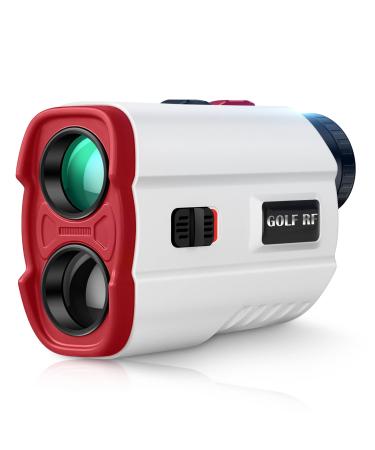 Hawkray Golf Rangefinder 700Yards Laser Range Finder with Slope, USB Rechargeable Golf Laser Rangefinder with Flag Acquisition, External Slope Switch for Golf Tournament Legal, 6X Magnification