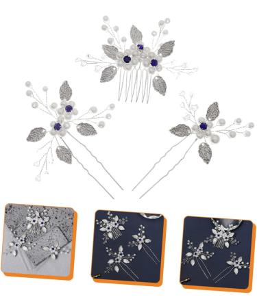 FRCOLOR 2 Sets Bridal Wedding Comb Leaf Hair Comb Decorative Hair Combs Hair Clips Hair Pin Bridal Hair Fork Hair Comb for Women Beautiful Hair Accessories Hair High Headpiece - Buy Online on GoSupps.com