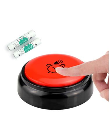 Memo24 alarm clock with speaking button for the blind and visually impaired older people & dementia -suffering English male voice announces time/day/date volume control batteries included