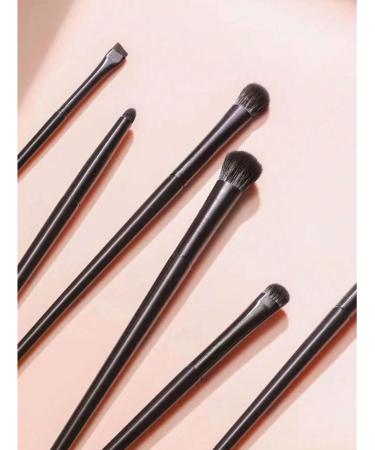 6-Piece Black Eye Makeup Brush Set | Professional Quality for Flawless Eye Looks | Shipping Worldwide - Buy Online on GoSupps.com