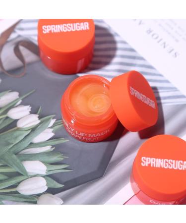 SPRINGSUGAR Lip Sleeping Mask Set - Exfoliator, Moisturizer, Vitamin E Balm - Hydrating Lip Care for All-Day Moisture - Buy Online on GoSupps.com