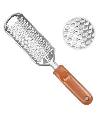 Untrytb Professional Foot Scrubber Dead Skin Remover Pedicure Foot File Callus Remover Heel Scraper for Cracked Heels Foot Rasp for Hard Skin Colossal Exfoliator Tool (T1)