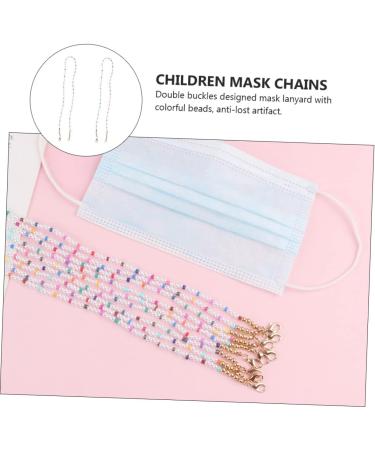 FOMIYES 2pcs Mask Glasses Hanging Chain | Shot Glasses Child Neck Metal Beads | International Shipping Available - Buy Online on GoSupps.com