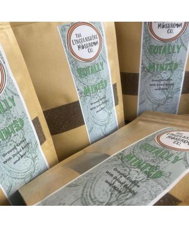 Medicinal Mushroom Reishi & Ground Mint Mushroom Coffee 1x 110g Bag - Toatally Minted- By The Lincolnshire Mushroom Co. - Buy Online on GoSupps.com