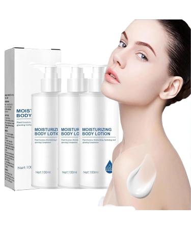 Body Lotion, HD Cosmetic Effective Body Lotion, Fast Absorption, Light and Non-Greasy, for Body, Face, Armpits, Knees and Elbows