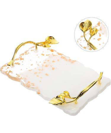  minkissy minkissy Nail Art Palette Resin Presentation Tray with Stand and Holder for Paint Nail Polish and Makeup - Buy Online on GoSupps.com