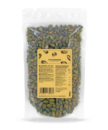 KoRo - Green and fine pistachio almonds - Unsalted and hand-picked - Extra Green, 500g pack