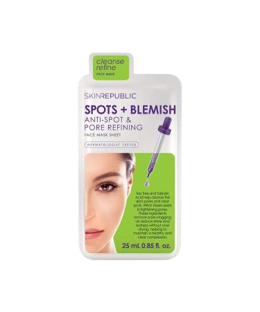 Skin Republic Face Mask Sheets 3 Pack - Korean Skincare for All Skin Types | Blemish & Spot Treatment - Buy Online on GoSupps.com