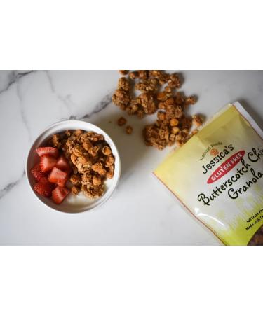 Jessica's Natural Foods Gluten-Free Butterscotch Chip Granola 11 oz. - All-Natural Granola  Breakfast Cereal and Snack  Certified Gluten Free - Butterscotch Chip - Buy Online on GoSupps.com