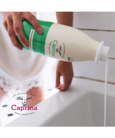 Caprina by Canus Legendary Bubble Bath with Goat Milk, Vitamin A & B, Eucalyptus Mint 27.1 fl oz - Buy Online on GoSupps.com