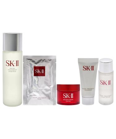 Buy SK-II Pitera 6-Piece Set - Cleanser Lotion Essence Cream & Masks | International Shipping Available - Buy Online on GoSupps.com