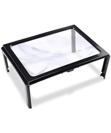 Rectangular Extra Large LED Handheld Magnifying Glass with Light-3X Lens Lightweight Illuminated Reading Magnifier for Kid Seniors Macular Degeneration Jewellery Antique Gift Friendly32