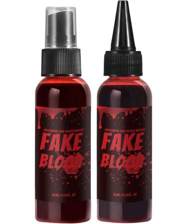  G n rique Washable Fake Blood - Halloween Liquid Blood Makeup Kit | Hydrating Stage Blood for Cosplay Theater Film | Realistic Reusable Blood Gel for Horror FX | SOOD EFFECTS SPECIAL SAN - Buy Online on GoSupps.com