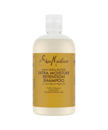 SheaMoisture Extra Moisture Retention Shampoo for damaged hair Raw Shea Butter Silicone and Sulfate Free 384 ml