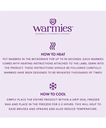 Warmies Junior Heatable Lavender-Scented Marshmallow Bear Toy - Brown Medium - Buy Online on GoSupps.com