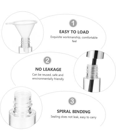 FOMIYES 2 Sets Mascara Tube Clear Mascara Eyelash Mascara Lash Bonder Refillable Tubes Sample Filling Travel - Buy Online on GoSupps.com