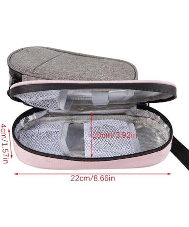 Fublazeze Insulin Cooler Bag - Pink Nylon Medicine Cooler Box for Men and Women - Buy Online on GoSupps.com