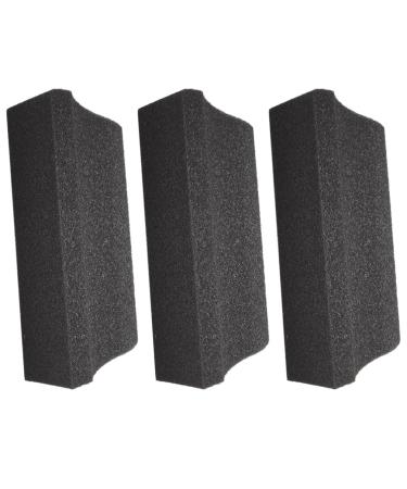 Beaupretty 3pcs Sponge for Hair Beard Cleaning Sponge Beard Hair Catcher for Sink Beard Hair Catcher for Men Sponge Beard Hair Catcher Beard Sponge for Sink Brush Hard Sponge